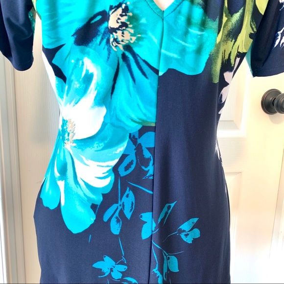 VENUS Jersey Knit Floral Strappy Back Blouse—SZ. M - Picture 14 of 14